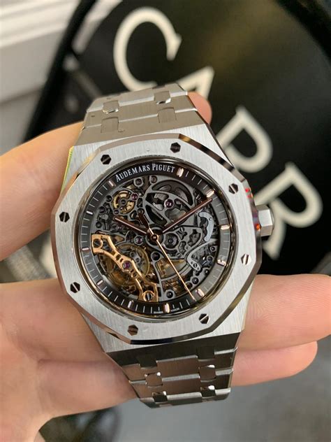 audemars piguet royal oak skeleton replica|royal oak skeleton watch price.